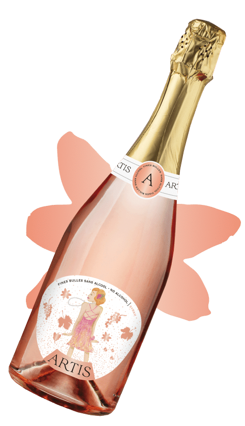 ARTIS FINES BULLES ROSE SANS ALCOOL