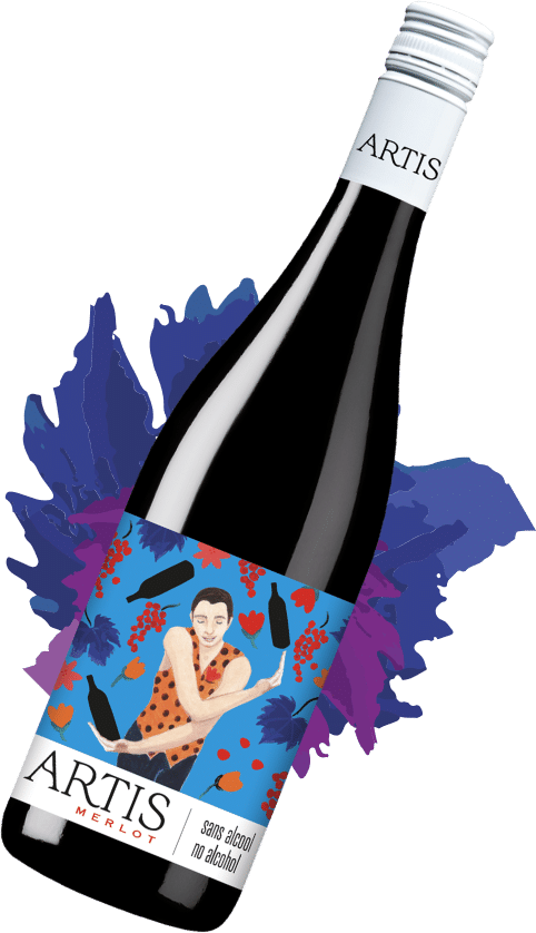 MERLOT ROUGE ARTIS SANS ALCOOL
